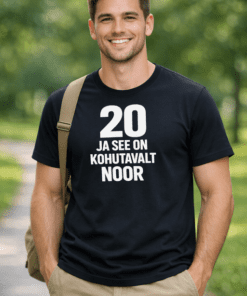 Naljakas T-särk “20 ja kohutavalt noor”