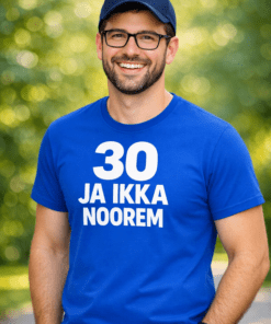 Naljakas T-särk 30 JA IKKA NOOREM
