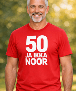 Naljakas T-särk „50 ja ikka noor“
