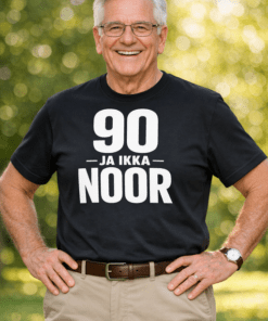Naljakas T-särk: 90 ja ikka NOOR