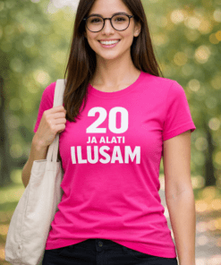 Naljakas T-särk: 20 ja alati ilusam