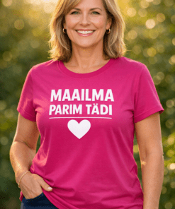 Naljakas T-särk „Maailma parim tädi”