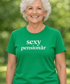 Naljakas T-särk SEXY pensionär