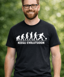 Naljakas T-särk „Keegli evolutsioon”