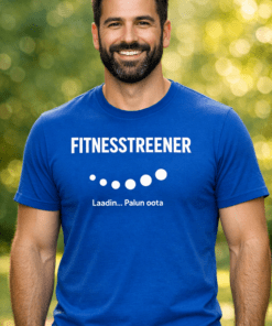 Särk "FITNESSTREENER laadin... palun oota"