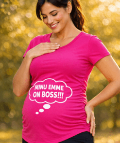 Rasedate T-särk Minu emme on BOSS!!!